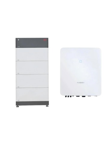 Sungrow 8kW hybrid + 4st HVM (2,76kWh) + styrenhet & bas