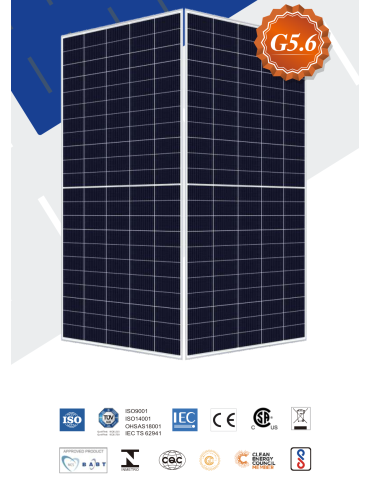 550W Risen Titan Module Monocristallin RSM110-8-550M